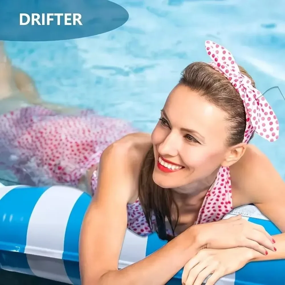 Swimming Water Fun Sofa Inflatable Hammock Floating Mat for Adults, inflatable hammock floating mat