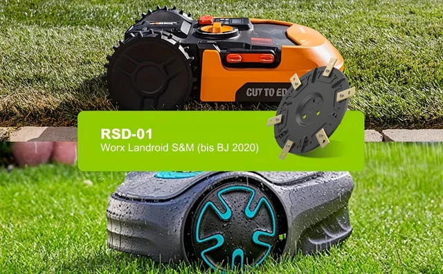 Disco Lame Per Robot Tosaerba Worx, Landxcape, Kress - 6 Lame In Titanio - Foto 2