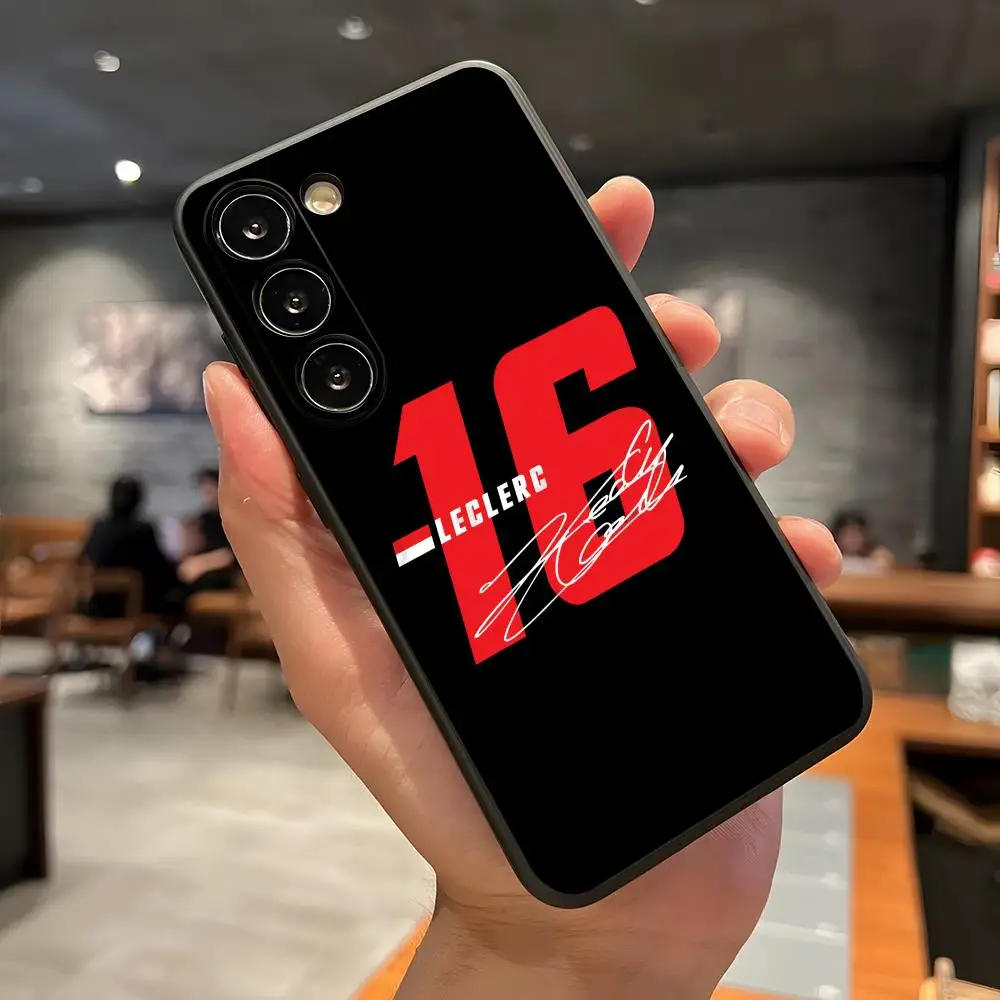 Charles Leclerc Inspired Black Soft Phone Case