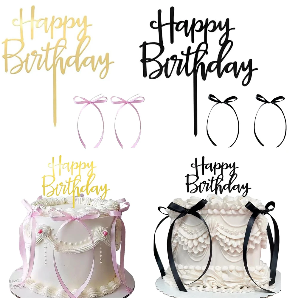 Ribbon Theme Cake Topper Set: The Real Deal Behind Those Cute Pink and ...