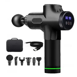 Deep Tissue Massage Gun for Muscle Relaxation - Quiet Electric Massager for Full Body (30 GEAR BLACK)