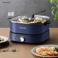 Electric hot pot new product cooking rice soup household multi-function pot electric hot pot large capacity 1