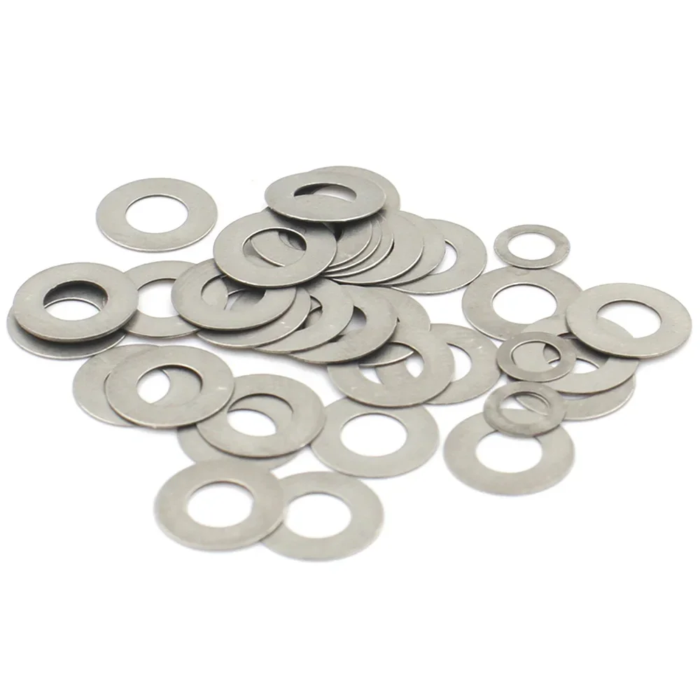 304 Stainless Steel M3 M4 M5 M6-M40 Adjusting Ultrathin Precision Shim Gasket Ultra Thin Flat Wafer Washer DIN988 10-50pcs adjusting shim gasket stainless steel washer