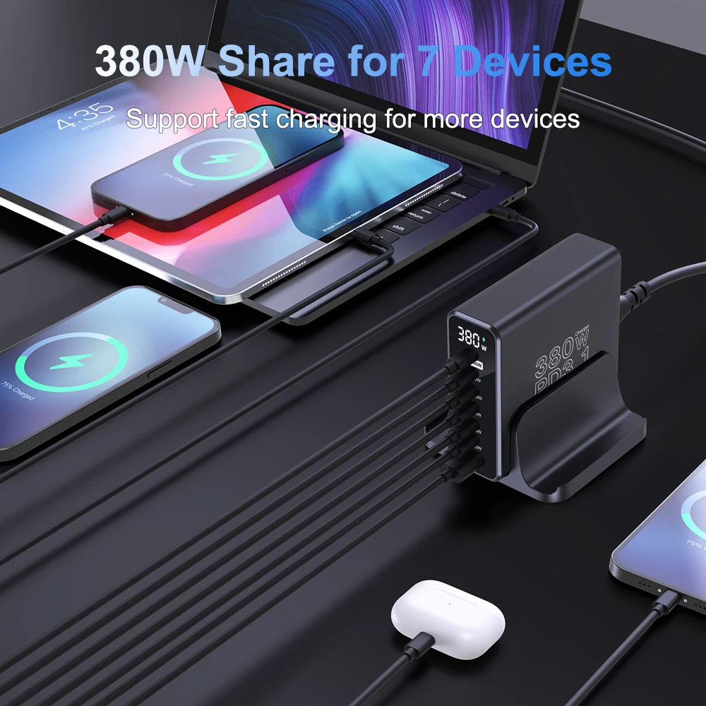Ubigbuy Charger GaN USB C 380W