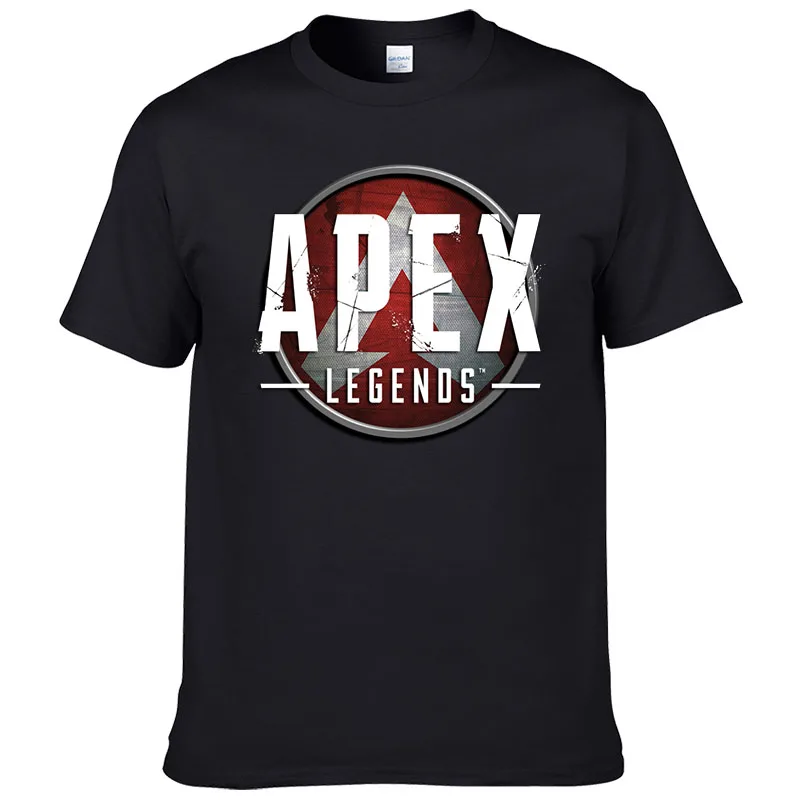 

Short Sleeve Print T Shirt Men Summer Cotton Tshirt Clothing New Fashion Casual Apex Legends Harajuku Tee Style Cool Top