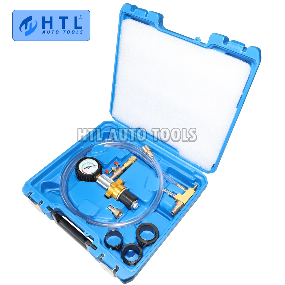 냉각 시스템 진공 퍼지 및 리필 키트, 자동차 라디에이터 냉각수 퍼지 도구 세트 게이지