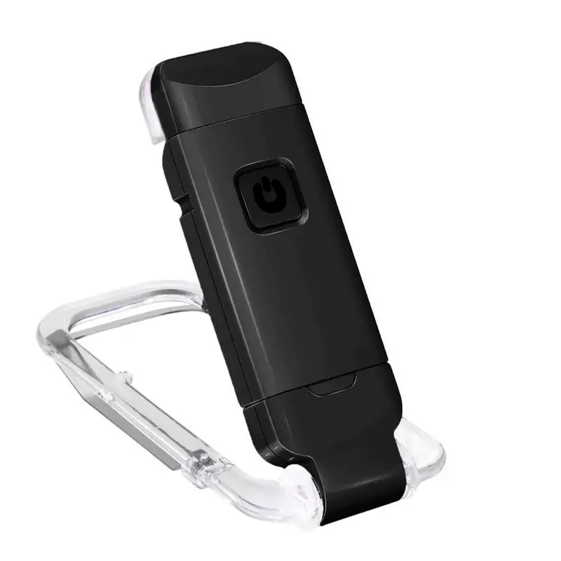 Portable LED USB Rechargeable Eye Protection Reading Light with Clip Bookmark Feature