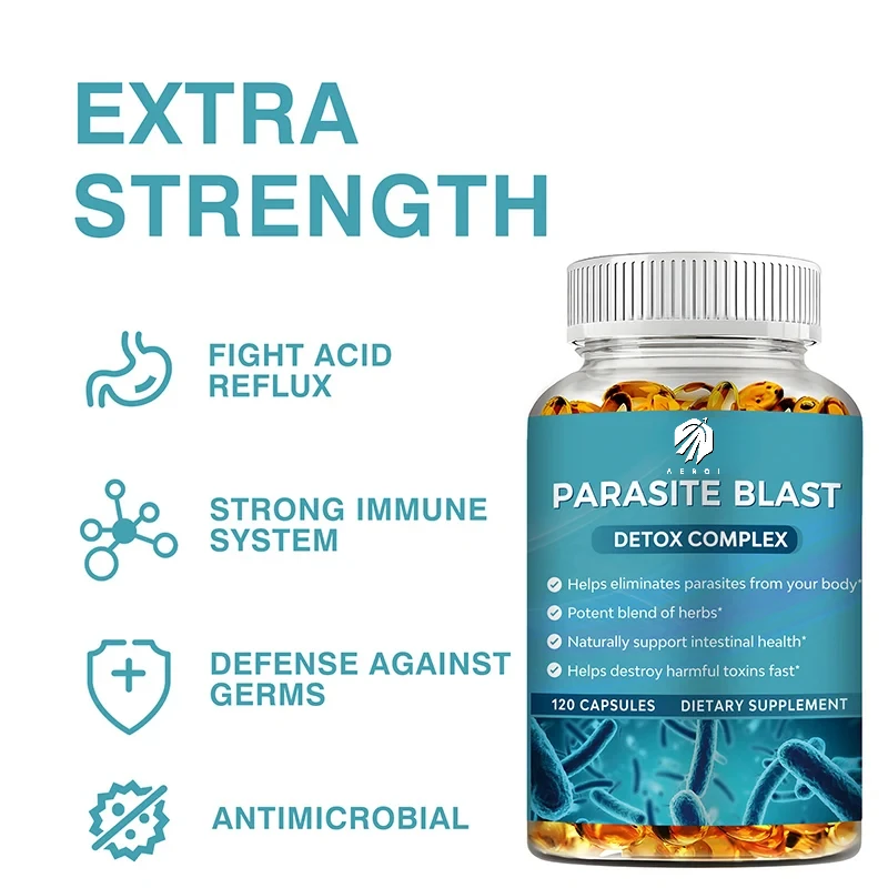 Parasite Blast-Bowel Cleansing Supplement, Digestive Health, Immune Health, Parasite Removal