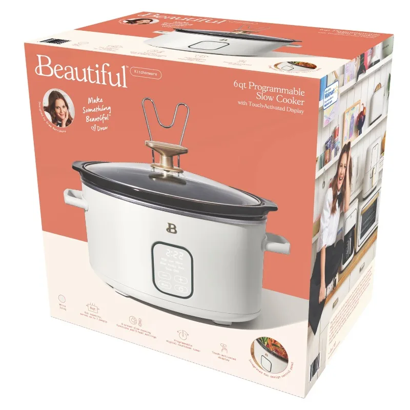 Beautiful 6 Quart Programmable Slow Cooker Giveaway • Steamy Kitchen  Recipes Giveaways