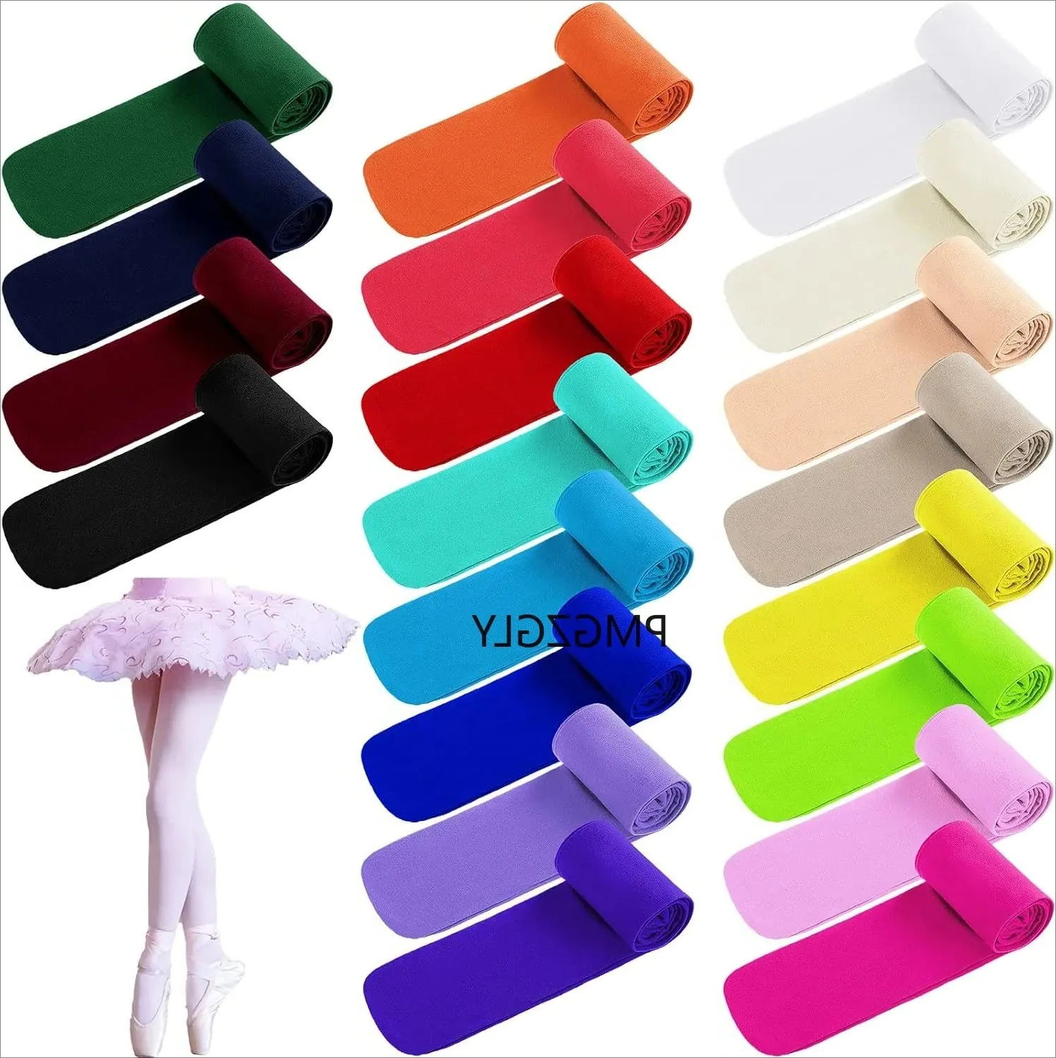 Collants de Ballet doux collants à élasticité douce collants de Ballet pour filles collants de danse pour tout-petits collants en vrac uniforme scolaire bas Costume