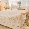 1pc Elastic Fitted Sheet Velvet Bedsheet Skin-friendly Bed Cover fundas de colchón Winter Mattress Protectors (No Pillowcase) 1