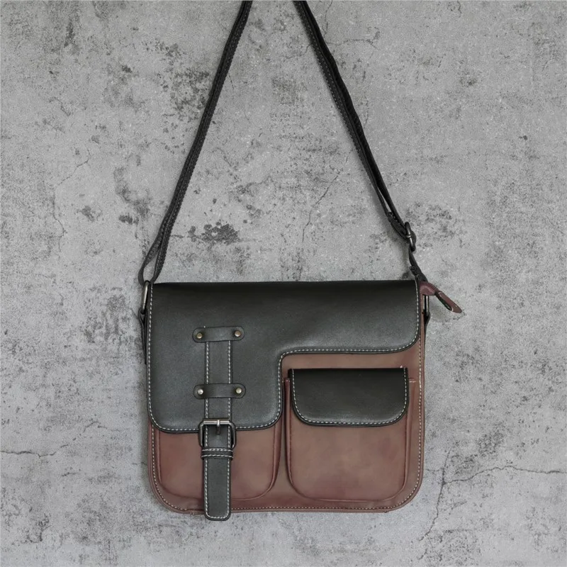 

Crossbody Bag for Men Bags Casual Man Messenger Bag Vegan Leather Fashion Multifunction Male Shoulder Bag Business Sling Bags