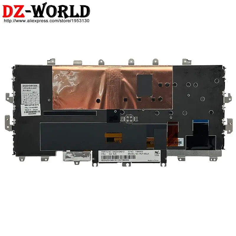 Clavier Rétro-éclairé AZERTY Pour ThinkPad X1 Yoga Gen1 - Occasion Testé