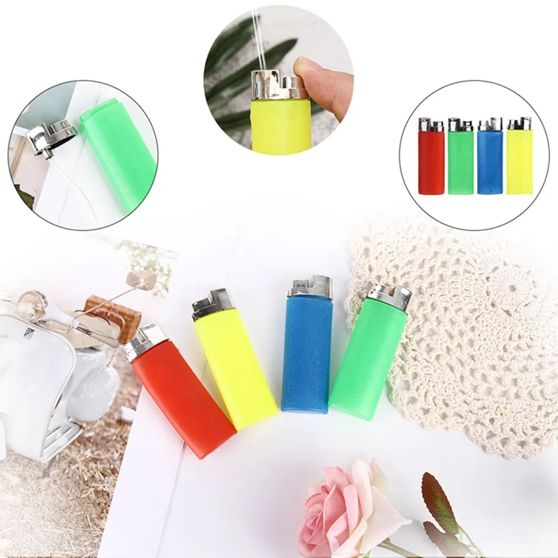 Water Jet Lighter Prank Toys Tricky April Fools Day Prank Props Joke Toy Friends Children Gift 1/2Pcs Random Colors