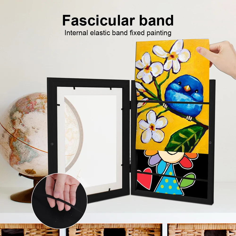 1/2PCS A4 Art Display Frame Kids Frames Photo Picture Crafts Drawing Storage Gifts