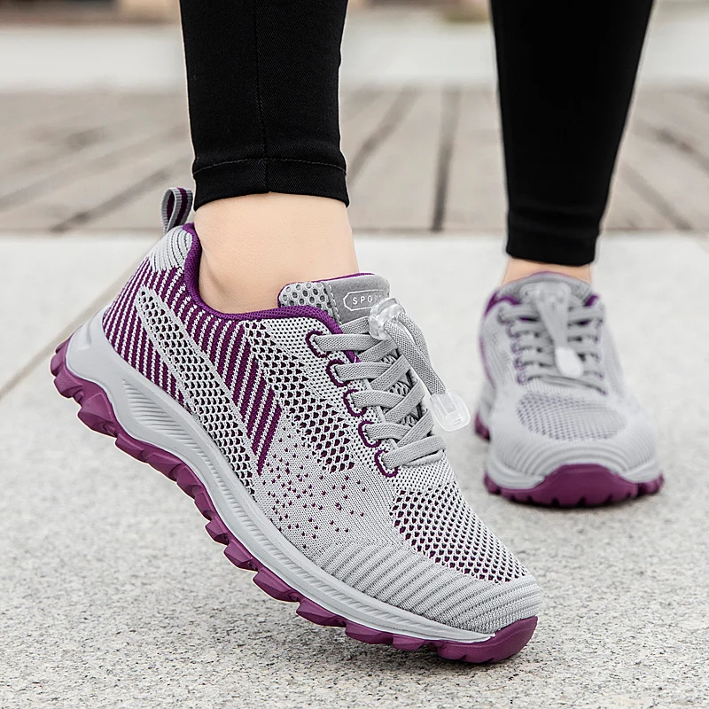 Women Shoes Comfortable Soft Soled Running Shoes Breathable Sports Shoes Non Slip Walking Shoes Fitness Sneakers