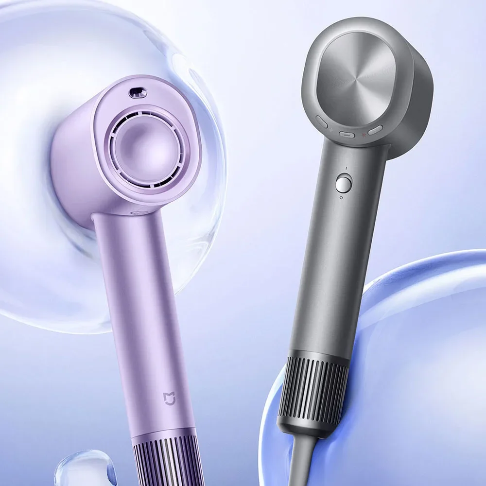 XIAOMI MIJIA H701 Hair Dryers High Speed Water Ion Professional Hair Care Quick Dry Negative Ion 65m/s 110000Rpm 220V CN Version Hair Dryer