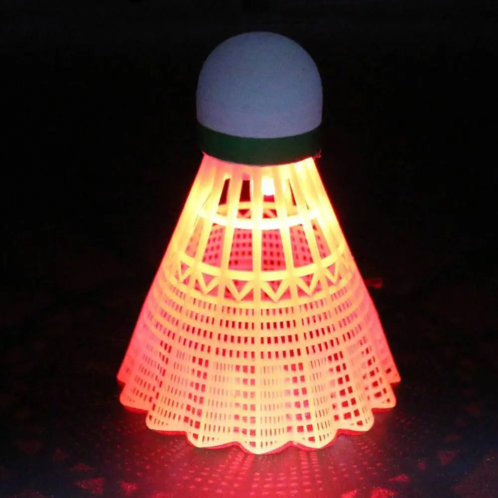 Light-up LED Badminton Colorful Lighting Balls Lighting Shuttlecocks Glowing Lightweight Luminous Badminton Balls Outdoor Game badminton shuttlecock badminton ball feather shuttlecock
