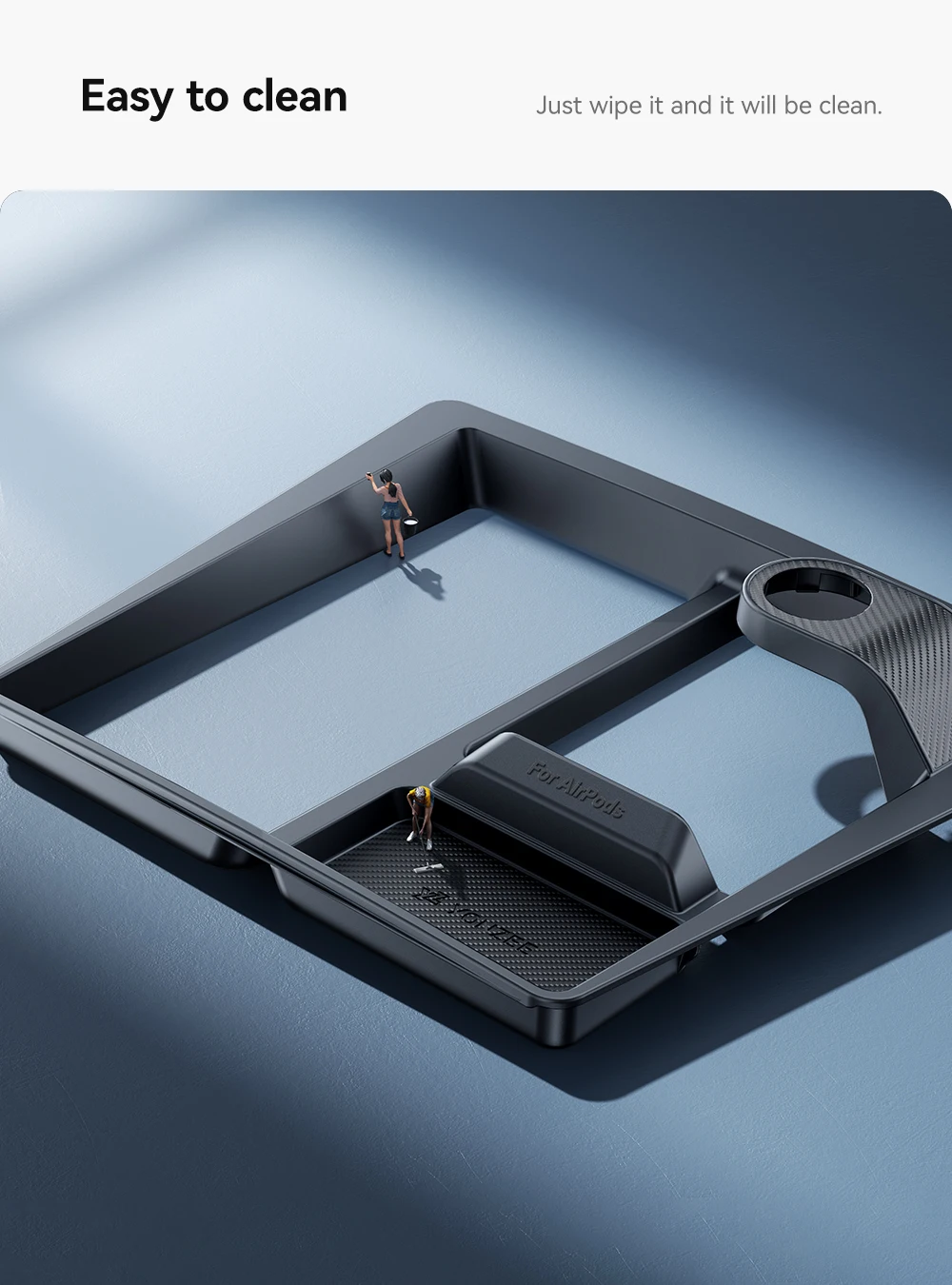 For Tesla Model 3 2024 Model Y 2025 Wireless Charging Protective Frame Mobile Ph