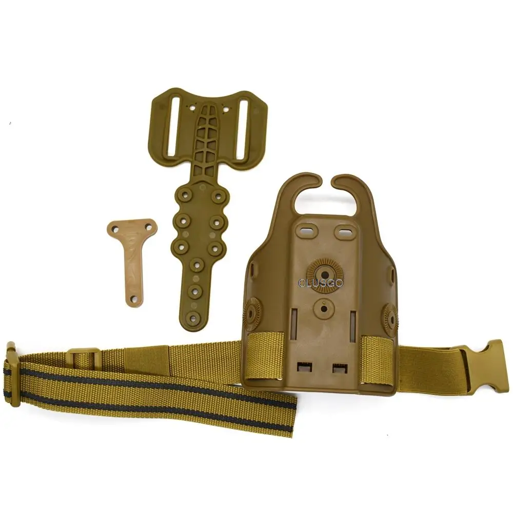 Taktische Drop Flex Adapter Drop Bein Plattform für G17 G19,1911,P226, M9,USP, Jagd Pistole Holster Zubehör – Detail 12