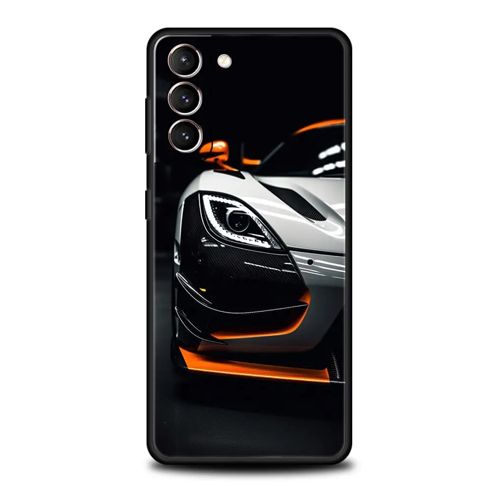 Super Car Sport Soft Black Phone Case