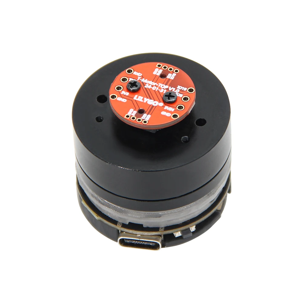 LILYGO®T-노브 ESP32-C6-MINI-1U 고효율 제로 대기 전류 드라이버 홀 기반 각도 위치 인코더 센서 노브 보드