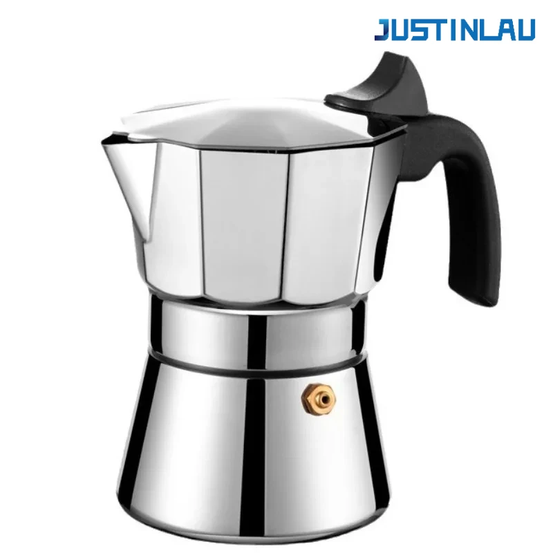 Stainless Steel Octagonal Coffee Pot Moka Pot Espresso Maker