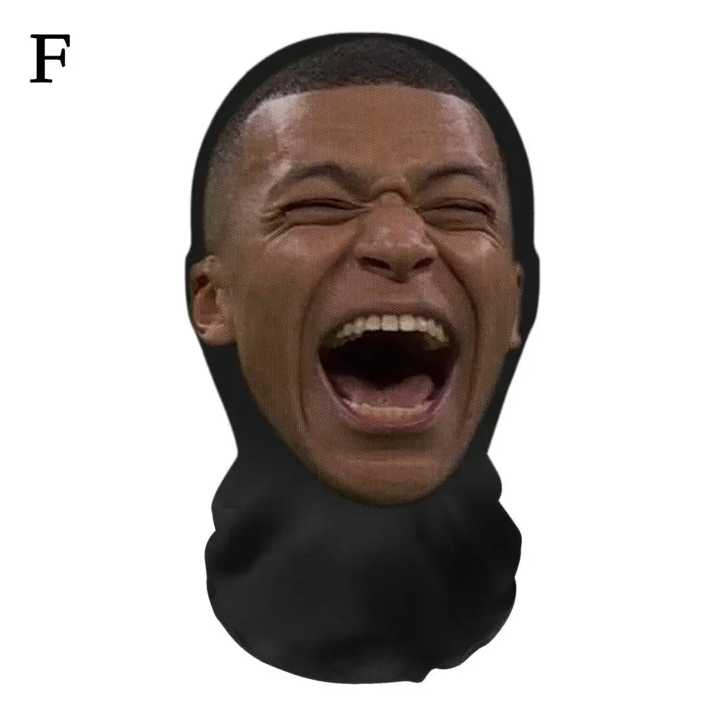 thumbnail image 1 of Máscara de celebridad de hip-hop CR7 Messi Taylor Swift, máscara de cara completa, malla elástica visible, máscara de cosplay de Halloween, tocado, cara divertida, 1 of 5