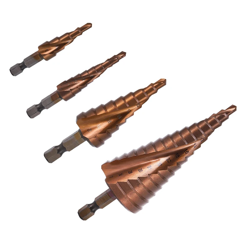 Level 5/9 M35 Cobalt Step Drill Bit HSS-CO High Speed Steel Cone Metal Drill Bit Tool Hole Cutter For Stainless Steel