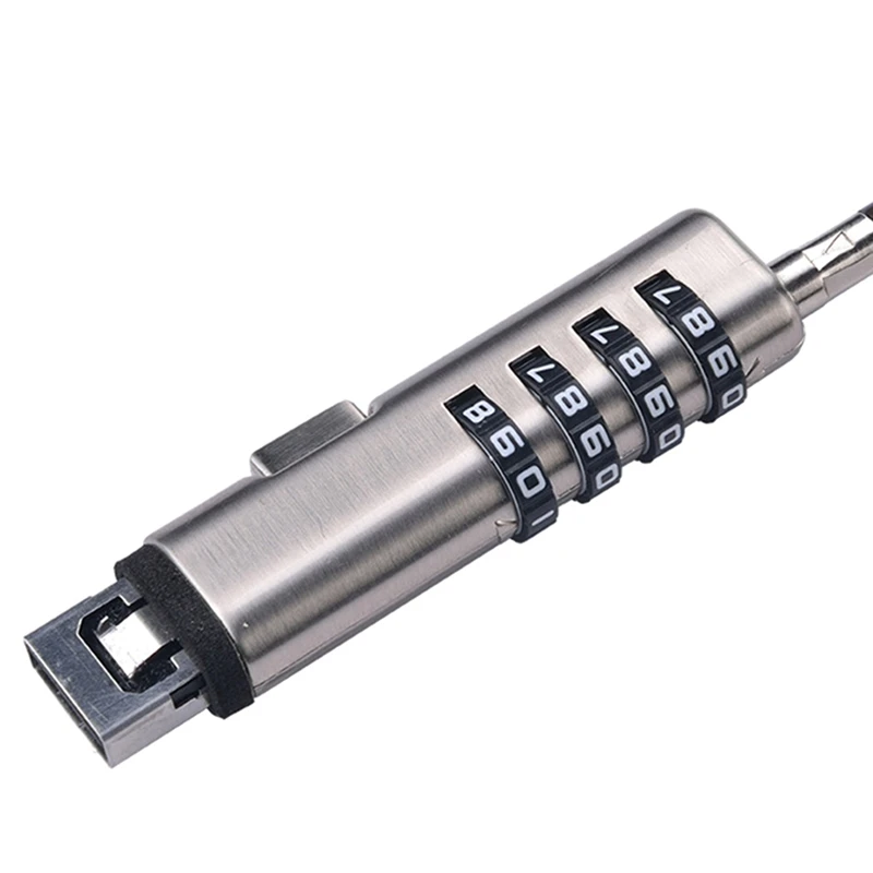 【Hot Cake】3X USB Password Lock Computer Lock Password Protection Anti-Theft Universal Laptop Computer