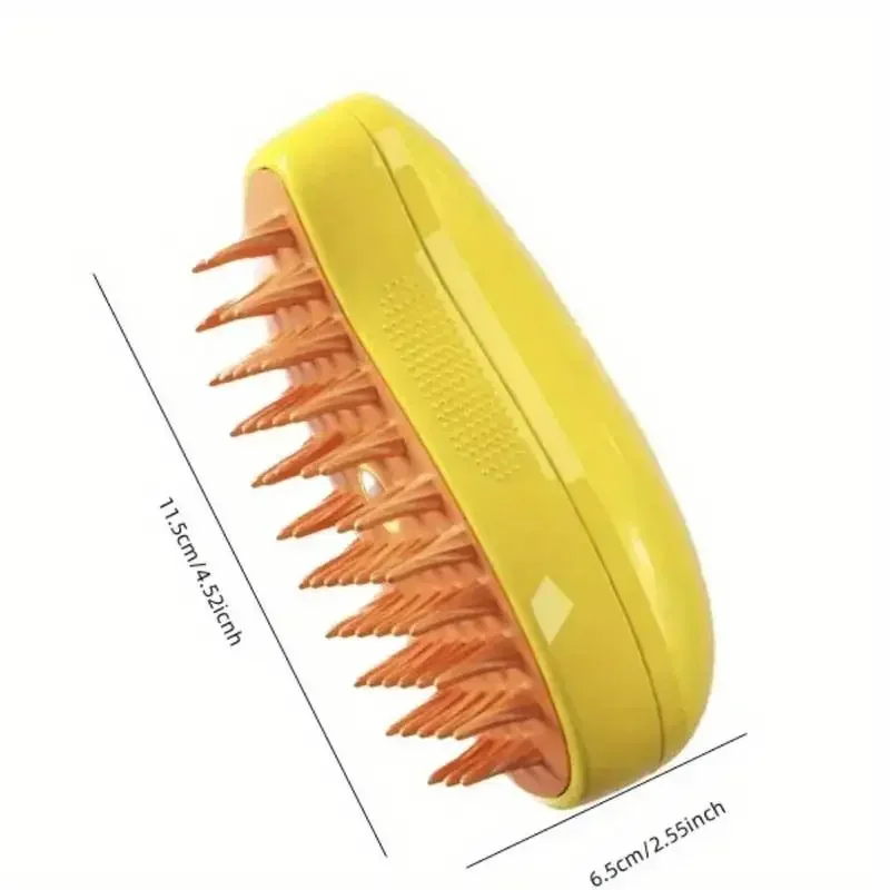 Steamy Cat Brush Electric Spray 3 in1 Pet Hair Brush