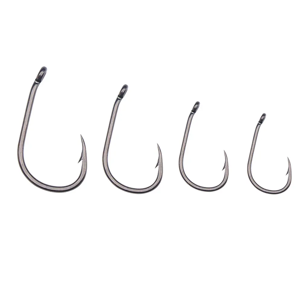 2050pcsCarpFishingHooksBarbedNeedleFishhookForCarpRigMethod
