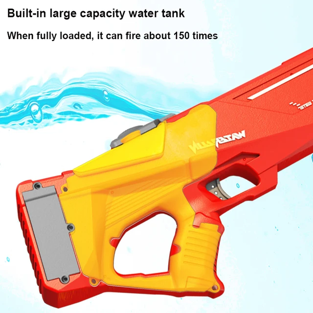 Roclub Automatic Electric Water Gun Toy Bursts Summer Play Watergun Toys 500ML Shark High Pressure Beach Toy Kids Water Fight 5