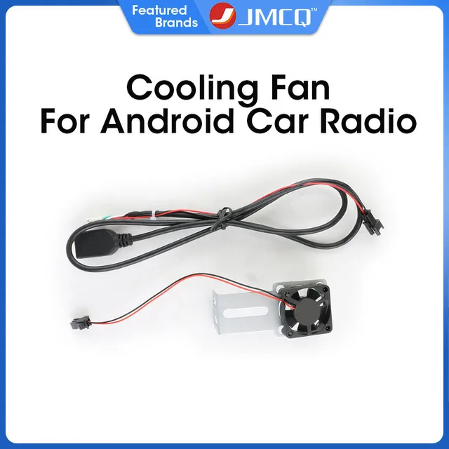 Ventilateur de refroidissement pour autoradio Android, lecteur multimédia, unité principale, radiateur avec support en fer 1