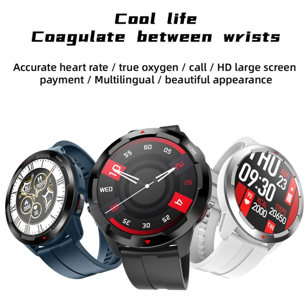 Mt13 Intelligent Watch 1.32 Inch 360x360 HD Screen Bluetooth-compatible Calling Blood Oxygen Heart Rate Monitoring Waterproof