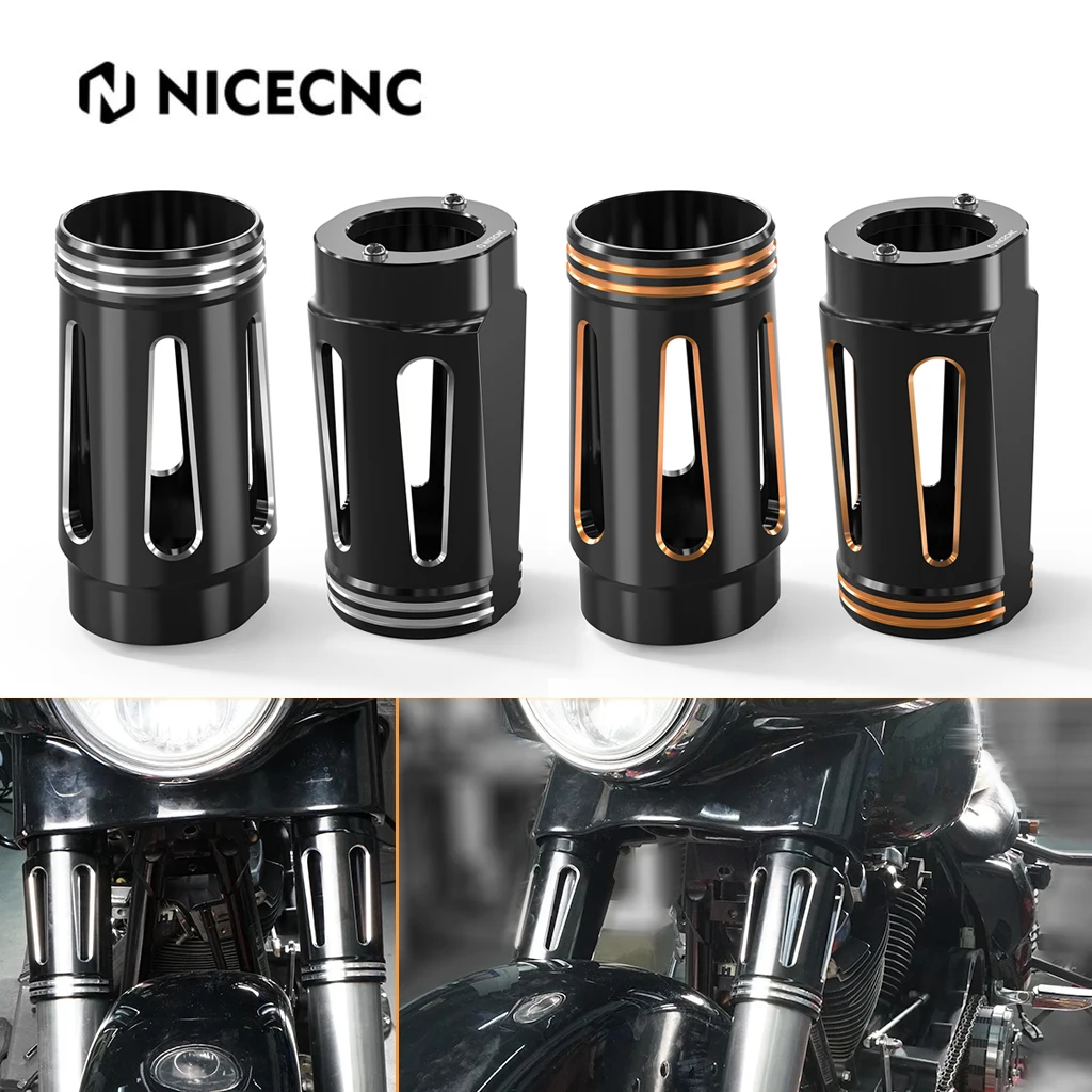 For20142023HarleyStreetGlideRoadKingForkTubeSliderCovers