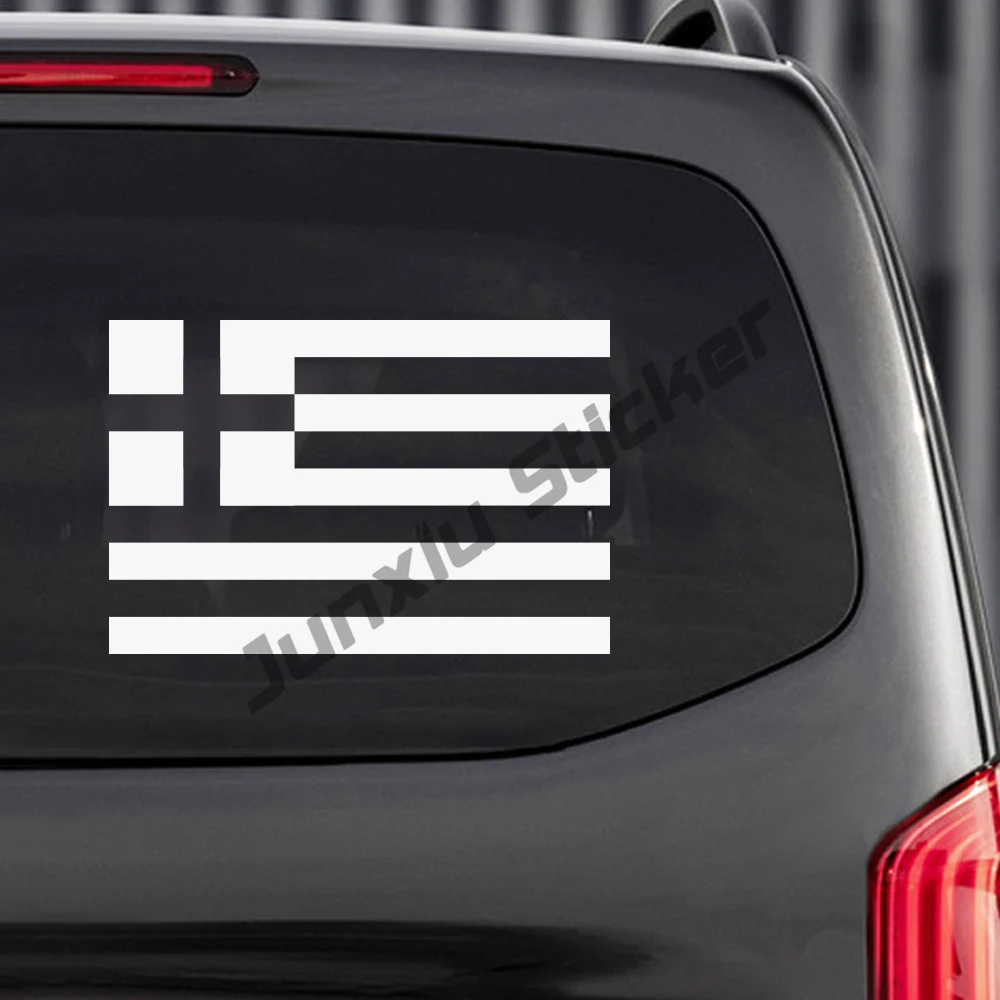 Creative Stickers Greece Flag Decal I Love Greece Sticker Greece Map Decal Premium Quality Vinyl Decal Car Accessories KK13cm