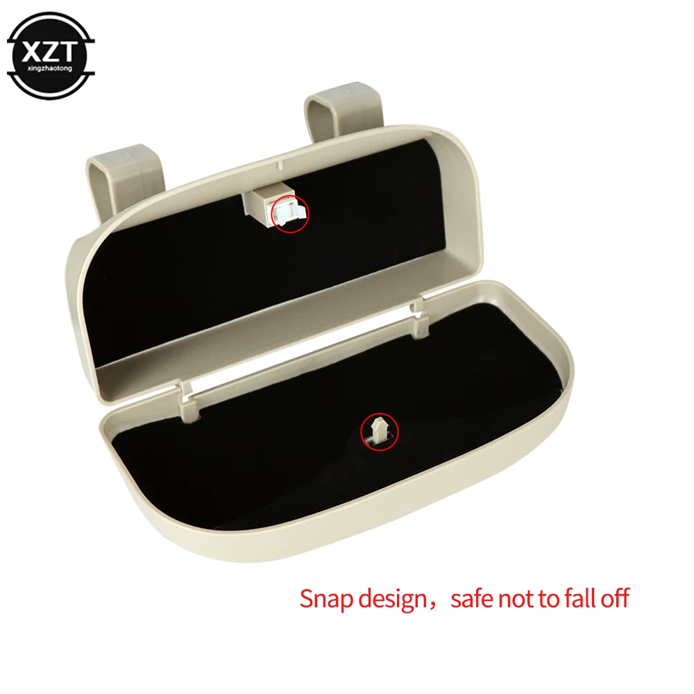 

Car Sun Visor Glasses Case Holder Sunglasses Storage Clip Auto Interior Organize Accessories Visor Sunshade Eyeglass Box
