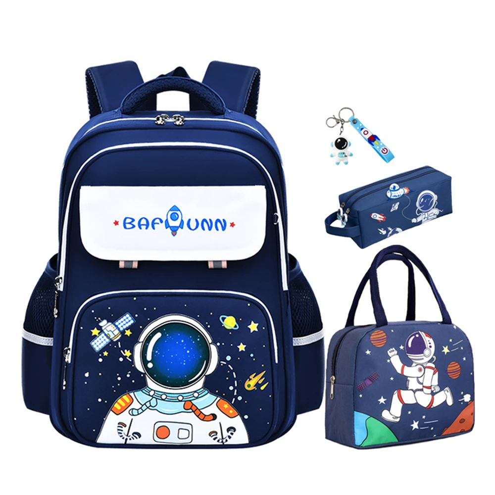 

Astronaut Boy Backpack Child Elementary Student Cute Kid School Bags Waterproof Lightweight Schoolbag Set Mochilas Escolares