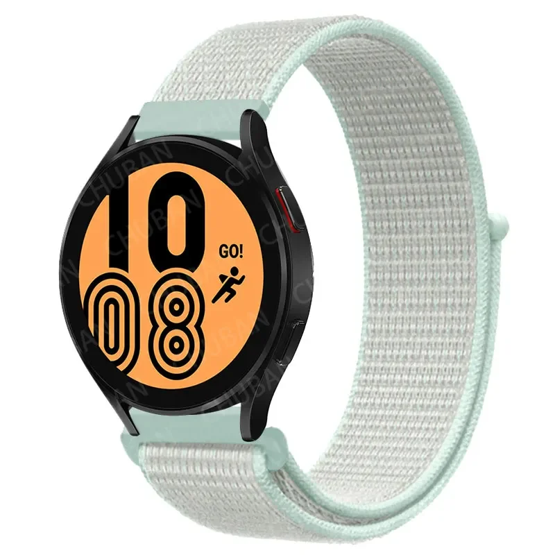 Nylon Loop Sport Watch Band Bracelet, 20mm/22mm Adjustable Strap