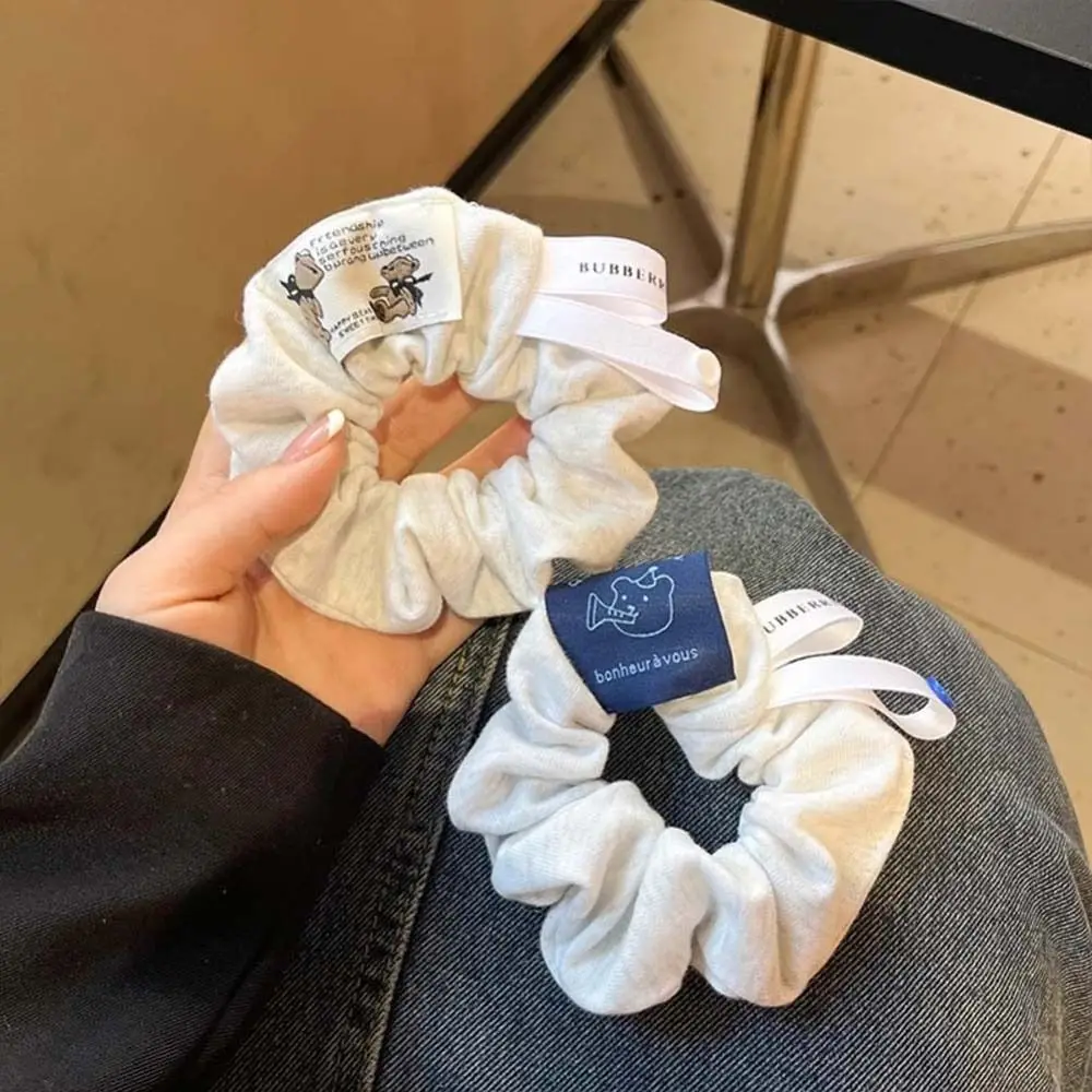 

Милые резинки для волос с изображением медведя из мультфильма «Большой кишечник», резинка для волос из ткани, резинки для волос, модный эластичный держатель для хвоста