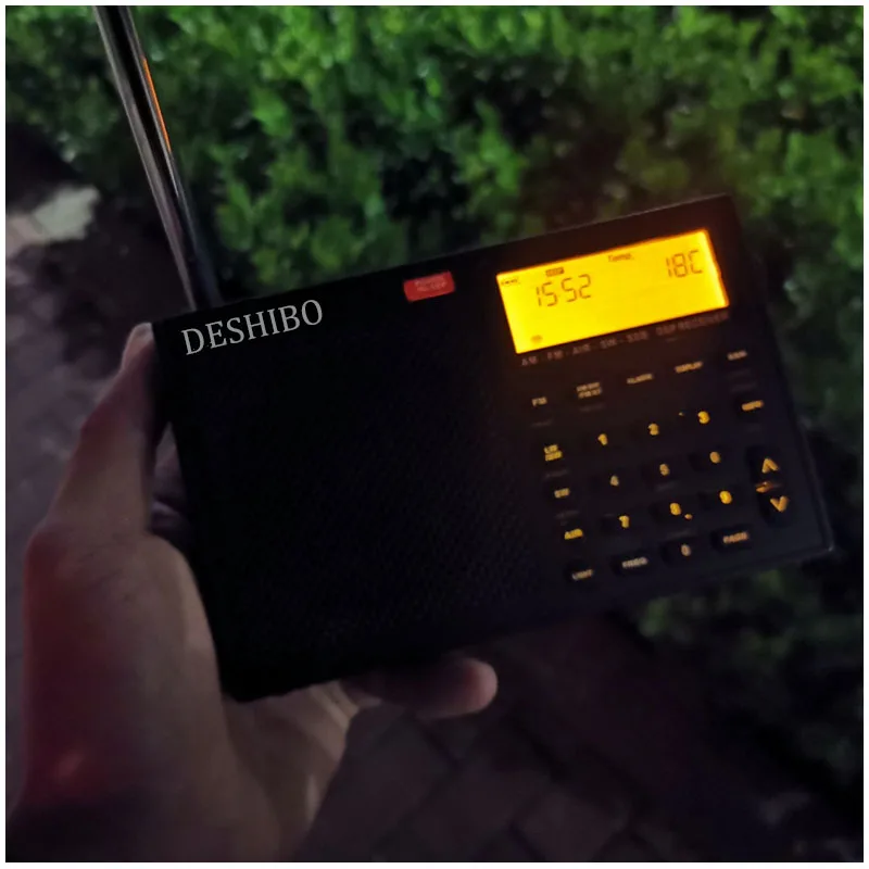 Deshibo RD1780L button backlit version full-band aviation single-sideband radio campus broadcast VOA 2