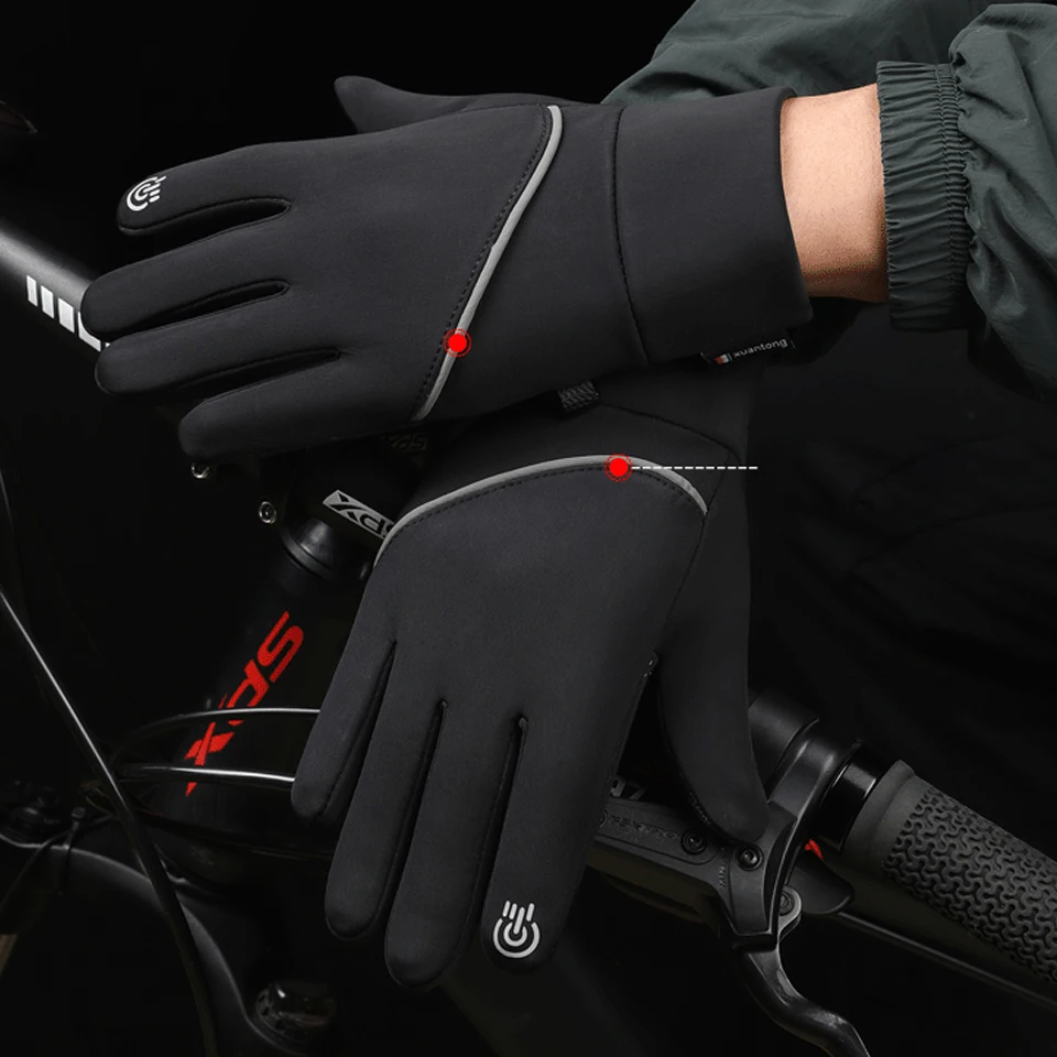 GTUBIKE Lightweight Running Gloves,Touch Screen Anti-Slip Warm Gloves Liners for Cycling Biking Sporting Driving for Men Women