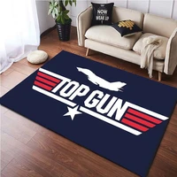 Top Gun Fighter Tom Cruise Carpet for Living Room Home Decoration Bedroom Bedside Floor Mat Non-Slip Corridor Balcony Rugs 1