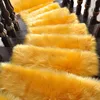 1pcs Stair Carpet Stepping Mat Steps Plush Floor Mats Imitation Wool Foot Carpet Glue-free Self-adhesive Customizable Sizes 3