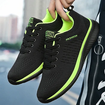 YRZL Men Running Walking Mesh Shoes Fashion Casual Sneakers Breathable Sport Athletic Lightweight Men Sneakers Casual Shoes 1
