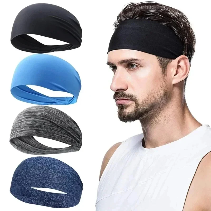 1/2/3/4Pcs Weatband 탄성 스포츠 헤어 밴드 요가 헤어 밴드 용 헤드 밴드 Headwear Headwrap 스포츠 운동 헤어 액세서리
