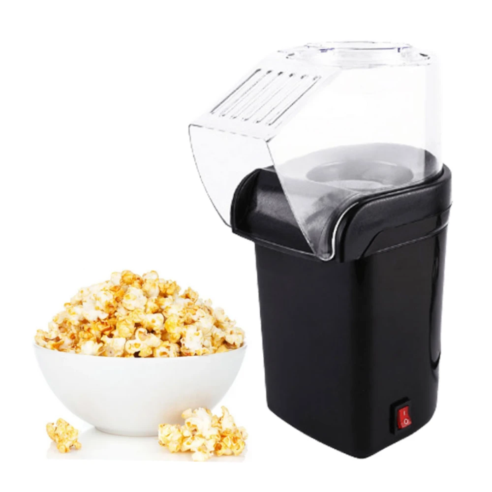 Hot Air Popcorn Popper 90% High Popping Rate Fully Automatic Popcorn Machine Portable Machine for Home Kitchen EU Plug