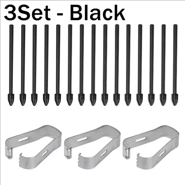Universal Replacement Pencil Tips with Removal Tweezers Refill Set