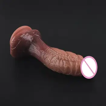 Convenient  Functional Anal Plug Sex Toy Liquid Silicone Butt Plug Unique Alien Shape   for Women 6